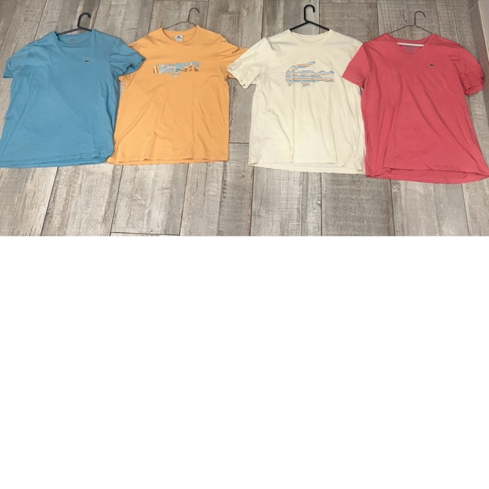 4 Lacoste shirts